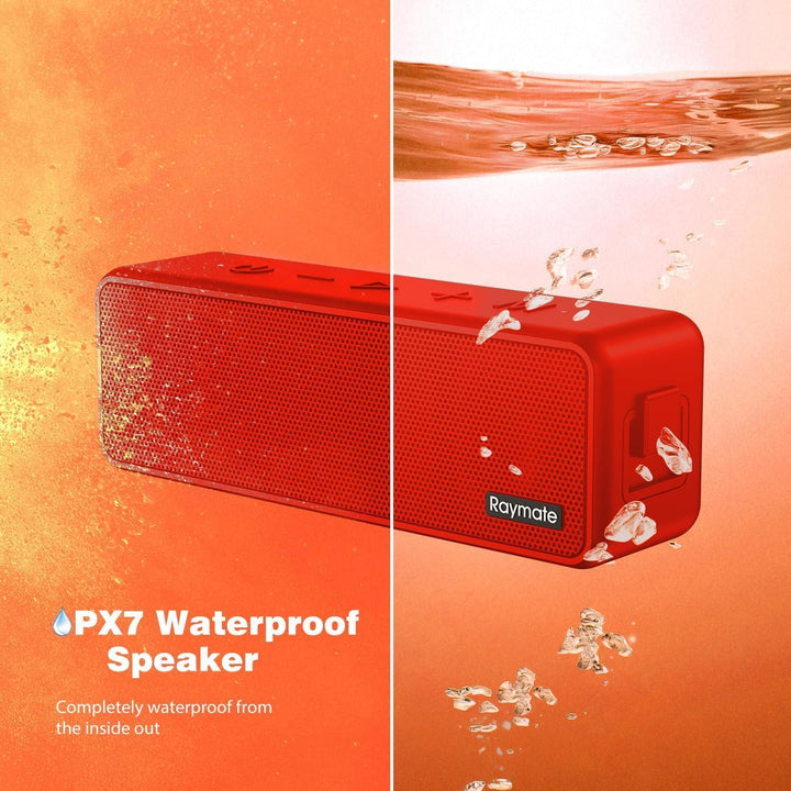 Raymate Bluetooth Speakers, 20W IPX7 Waterproof Speaker Wireless Bluetooth-V5.0, HiFi Stereo Sound,