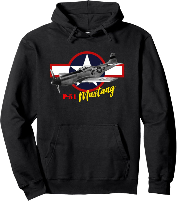 North American P-51 Mustang T-shirt Pullover Hoodie