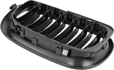 DOCAS Kühlergrill für 3er E46 4 DOOR 4D 2002-2005 Nieren Doppelsteg Sport Glanz Schwarz 3er E46 4 DO