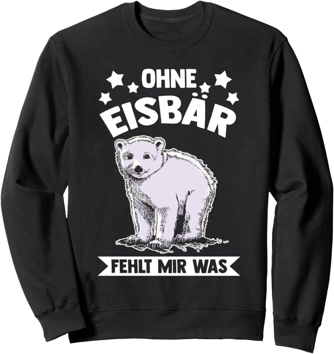 Zootier Eisbären Eisbär Sweatshirt