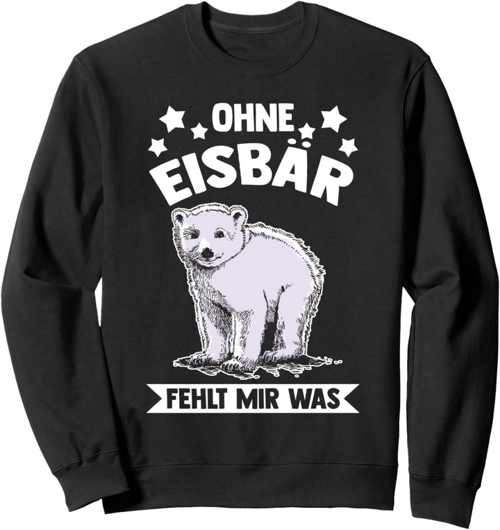 Zootier Eisbären Eisbär Sweatshirt