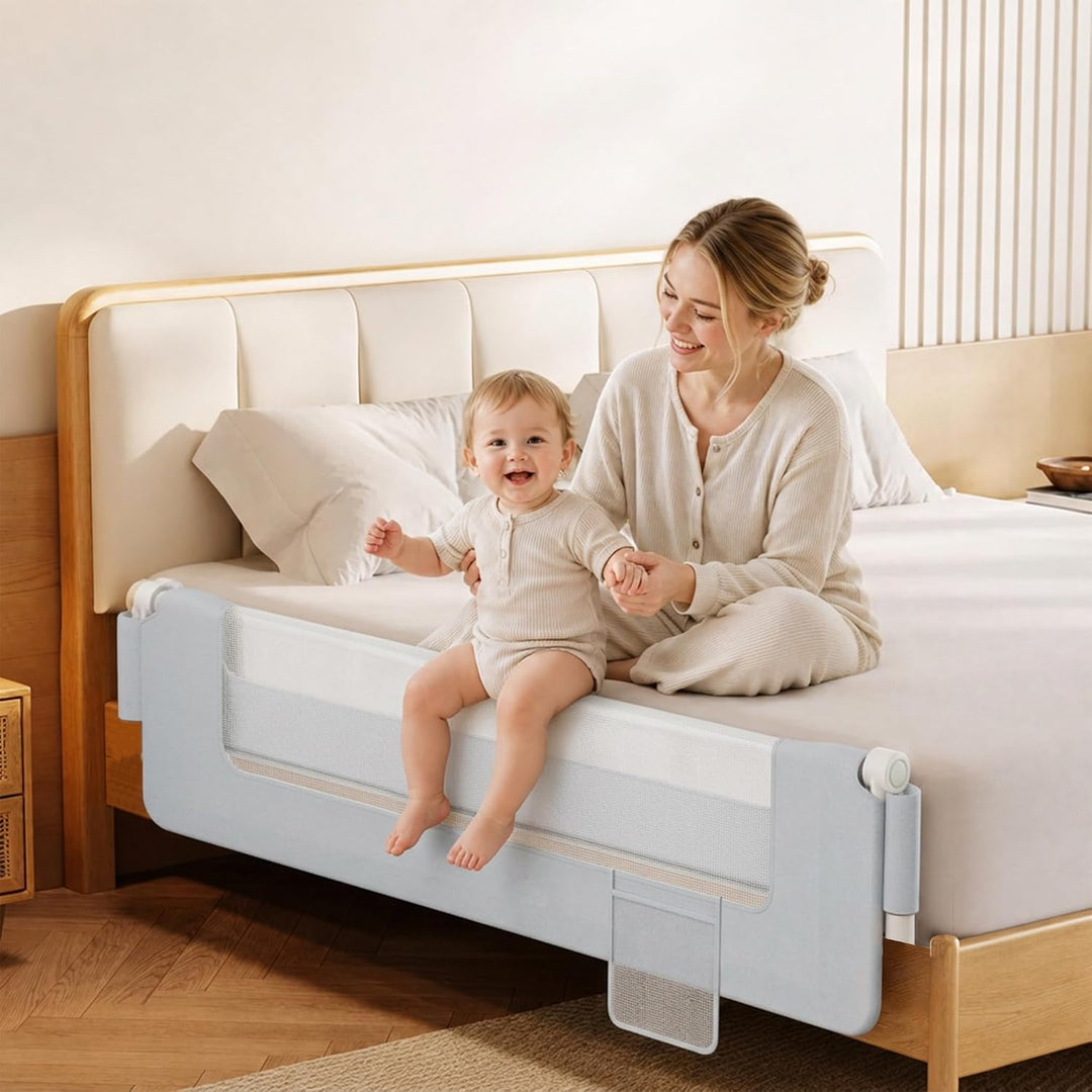 Froadp Bettgitter Rausfallschutz Bett Kinderbettgitter Rausfallschutz Klappbar Kinderbett Bettschutz