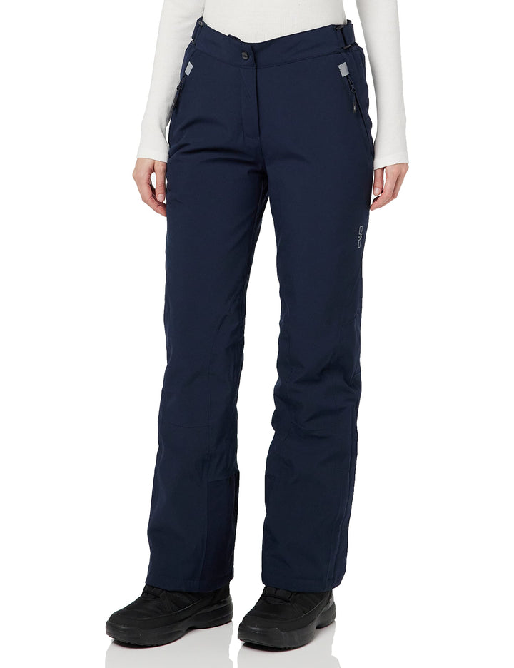CMP Damen Pants Skihose für Damen 38 Schwarz Blau, 38 Schwarz Blau