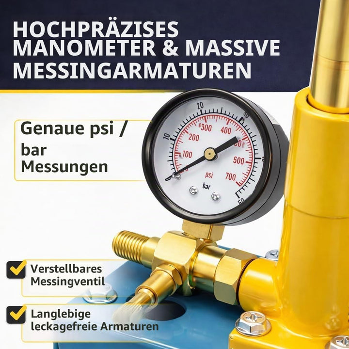 KATSU Tools 318927 Wasser Rohr Montage Heizzystem Leck Druck Tester Pumpe