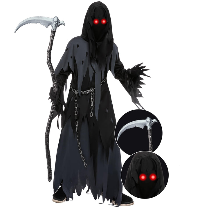 Spooktacular Creations Halloween-Kostüm für Kinder, Jungen, Sensenmann, Grösse S (5–7 Jahre), Medium