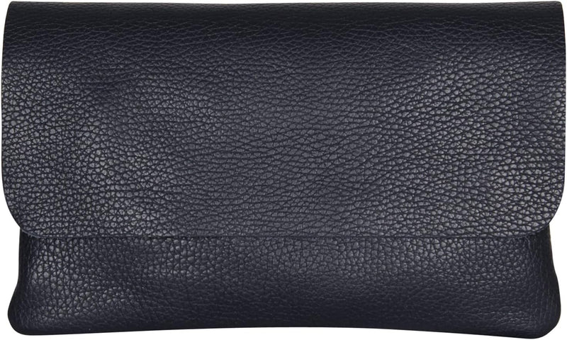 AmbraModa GLX11 - Damen Umhängetasche, Clutch, Handytasche aus echtem Leder mit abnehmbarem und vers