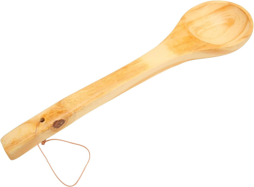 Grosse Holzkelle mit Langem Griff für Tee Wein Wasser Sauna Zubehör