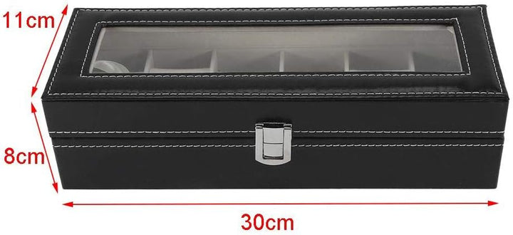 Leder Uhrenbox Armbanduhr Behälter Aufbewahrungsbox PU Leder Box Fall Herrenuhr Display Box Uhr Schm