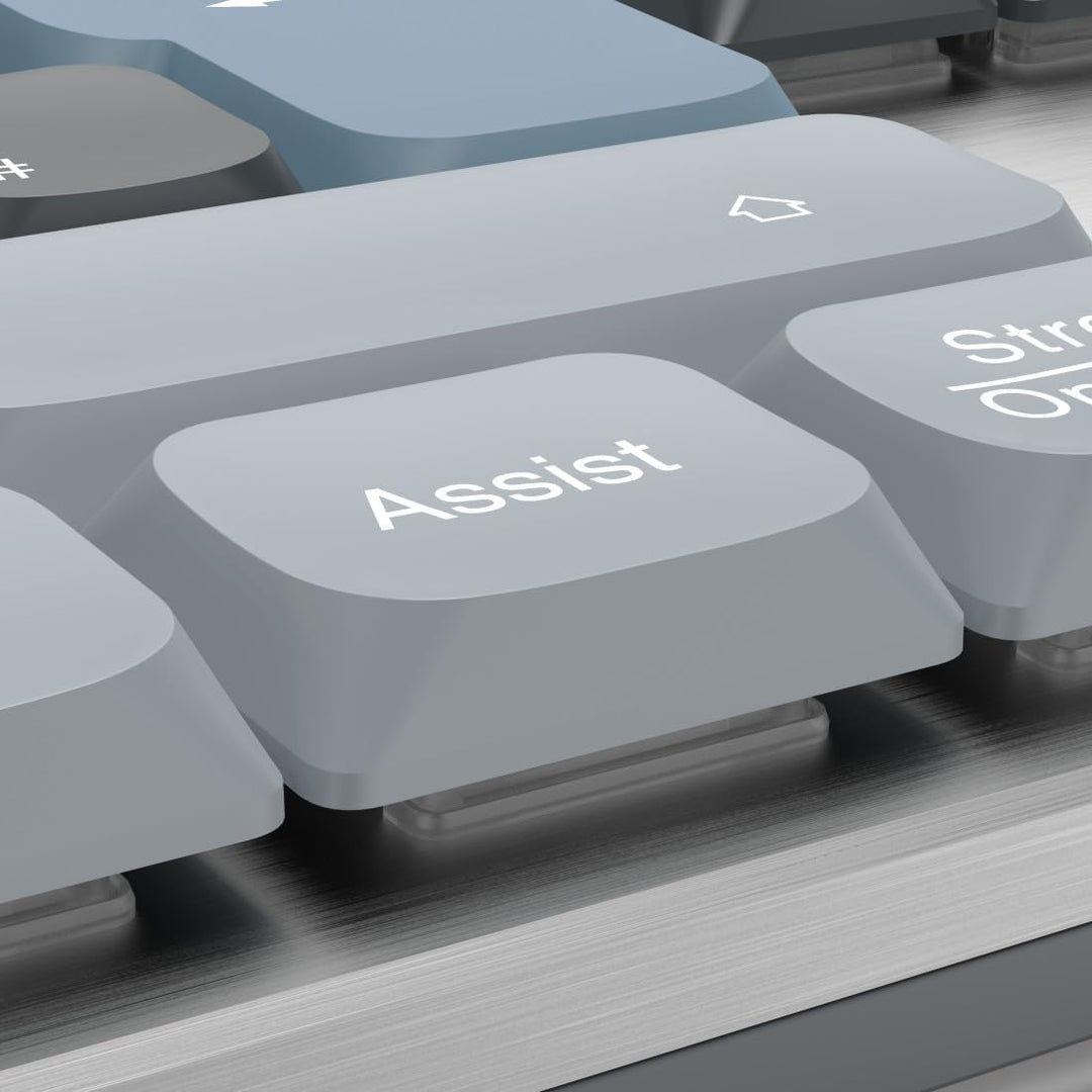 Hama mechanische Tastatur kabellos (Multi-Device 1x Funk, 2X Bluetooth für PC, Laptop, Tablet, Gamin