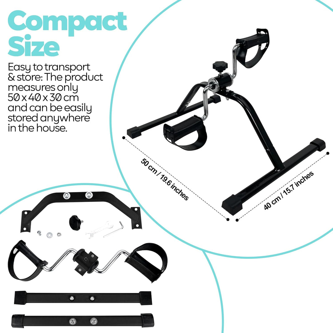 Techfit Pedal-Ausbilder, Mini-Heimtrainer für Heim und Büro, leichte Trainingsmaschine für Arme und