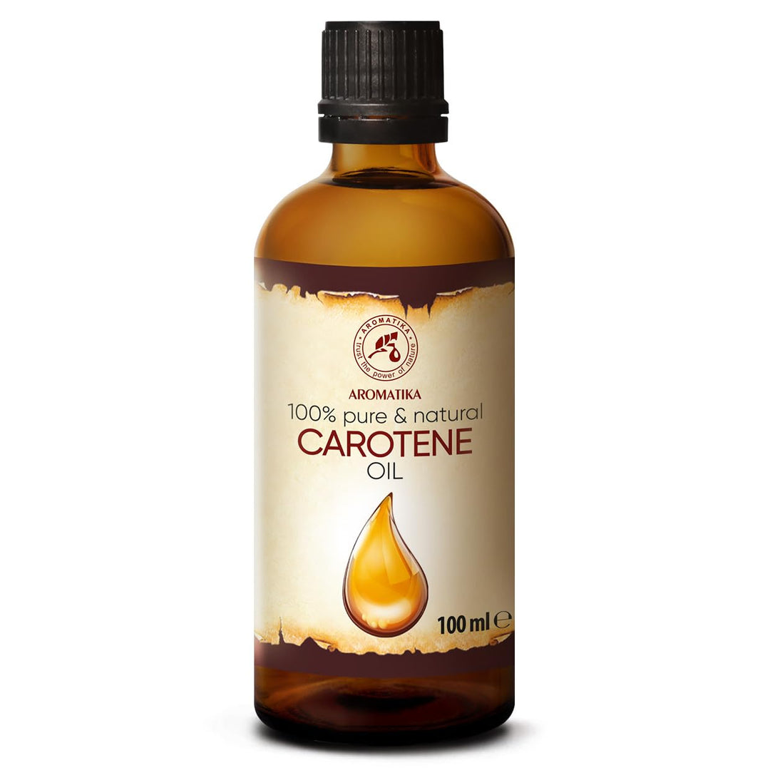 Carotin Öl 100 ml - Natürliches Karottenöl - Pflegeöl für Gesicht, Körper &amp; Haare, Hautpflege &amp; Körp