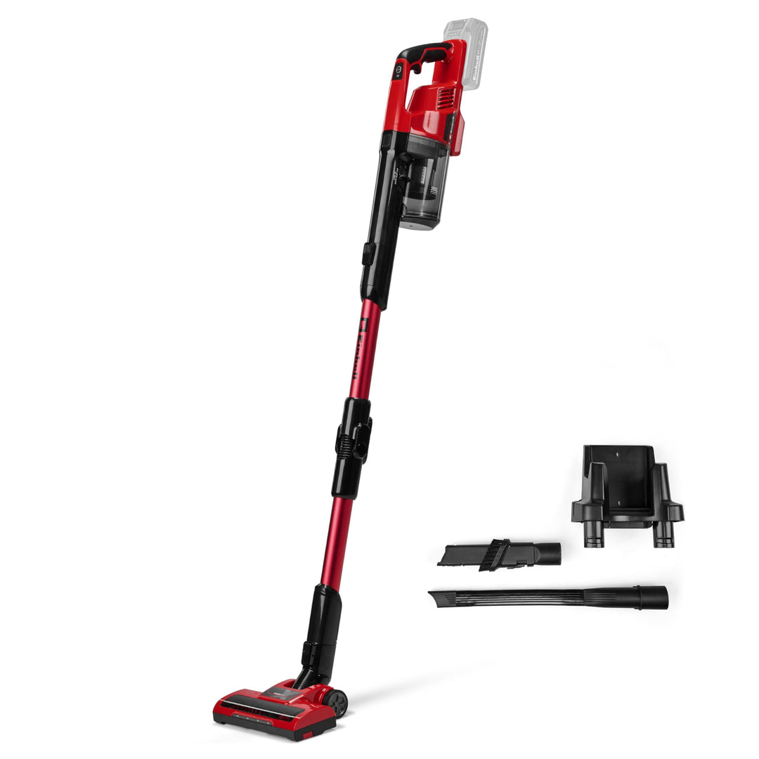 Einhell Akku-Stielstaubsauger TE-SV 18 Li-FLX-Solo PXC (18 V, beutellos, Zyklontechnologie, 2 Saugmo