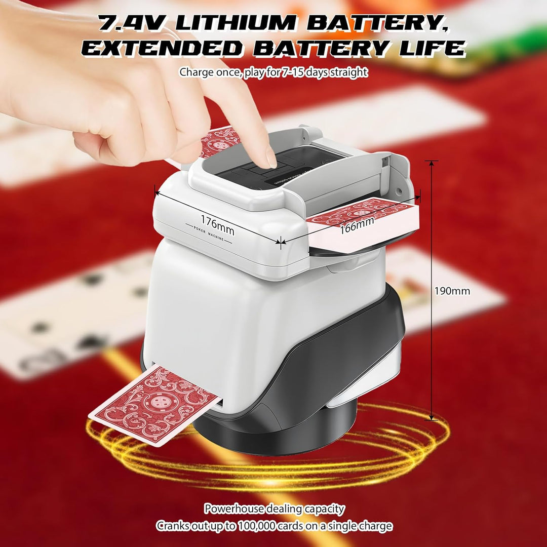 Automatischer Karten Austeiler, Automatischer Kartenmischer Elektrisch Kartenmischmaschine für 1-4 D