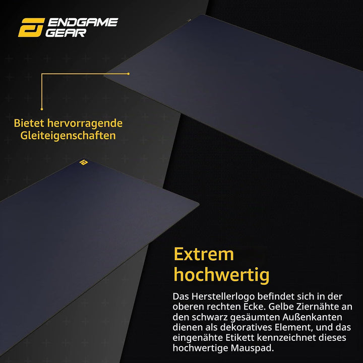 ENDGAME GEAR MPC 890 Cordura XXL Gaming Mauspad - 89 x 45cm - Fransenfreie Ränder - Cordura Gewebe -