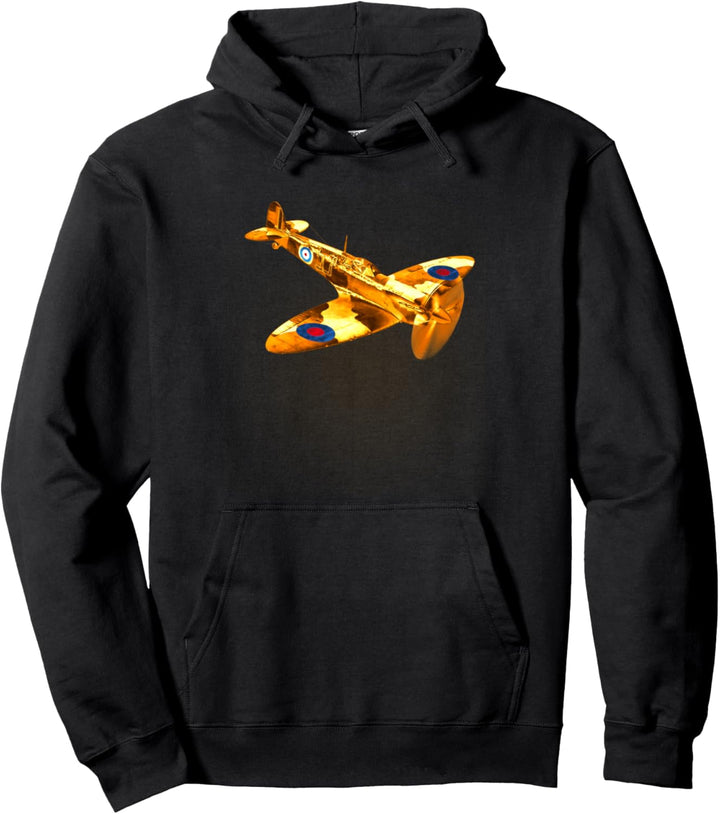 Goldenes Spitfire Pullover Hoodie