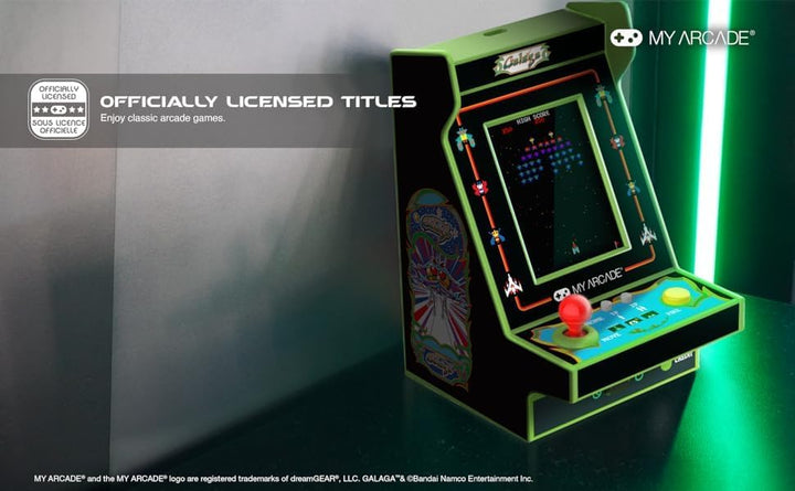 My Arcade DGUNL-4197 Galaga/Galaxian Nano Player Pro Tragbare Retro-Arcade (2 Spiele in 1)