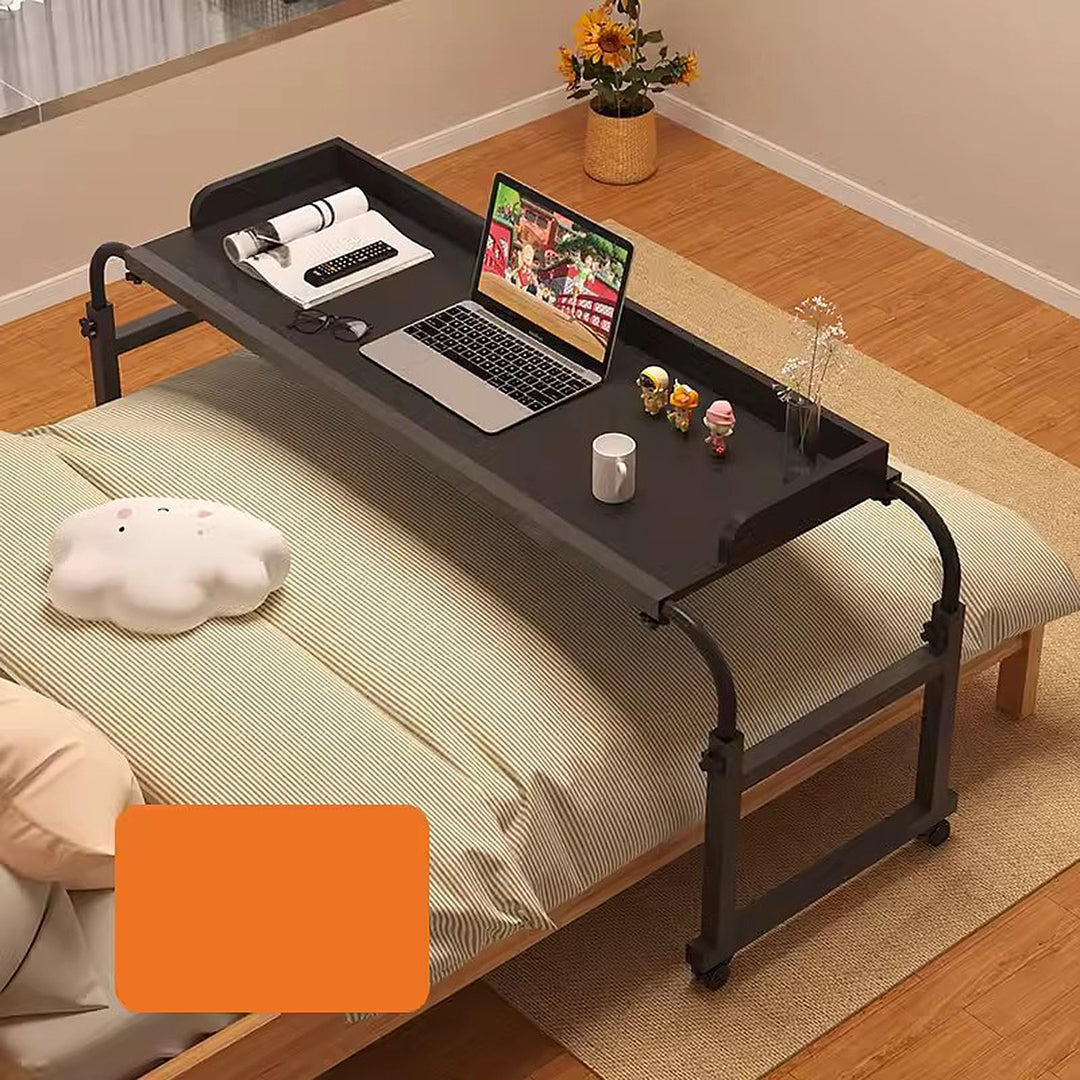 GXQFC Überbett-Schreibtisch mit Rollen, Höhen- und Breitenverstellbarer Laptop-Tisch Breite 115-210