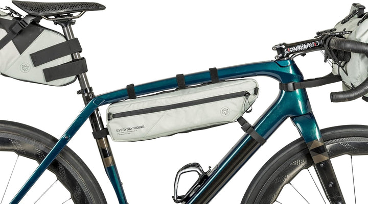 AGU Fahrradtasche, Rahmentasche, wasserabweisend, reflektierend, einfache Montage, 100% recyceltes P