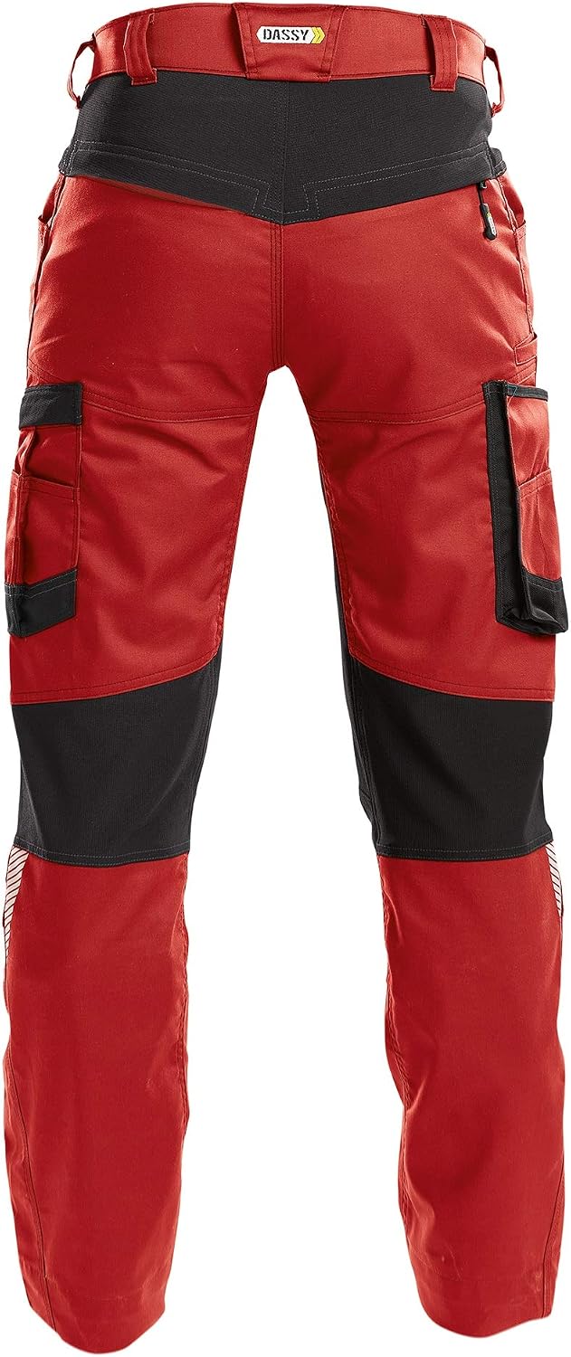 DASSY® Helix Bundhose mit Stretch DASSY D-FLEX PESCO 41 ROT/SCHWARZ, Rot/Schwarz
