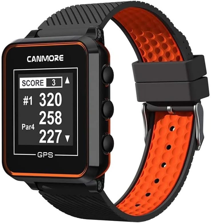 CANMORE TW356 GPS Golf-Uhr (orange), orange