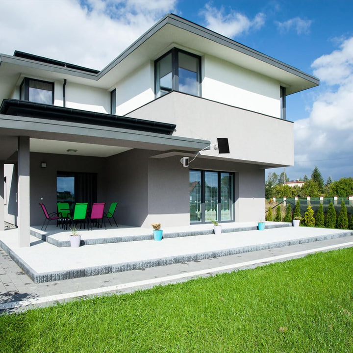 6W Solarpanel für Ring Kamera, Überwachungskamera Solarpanel mit 360° Einstellbares, IP66 Wasserdich