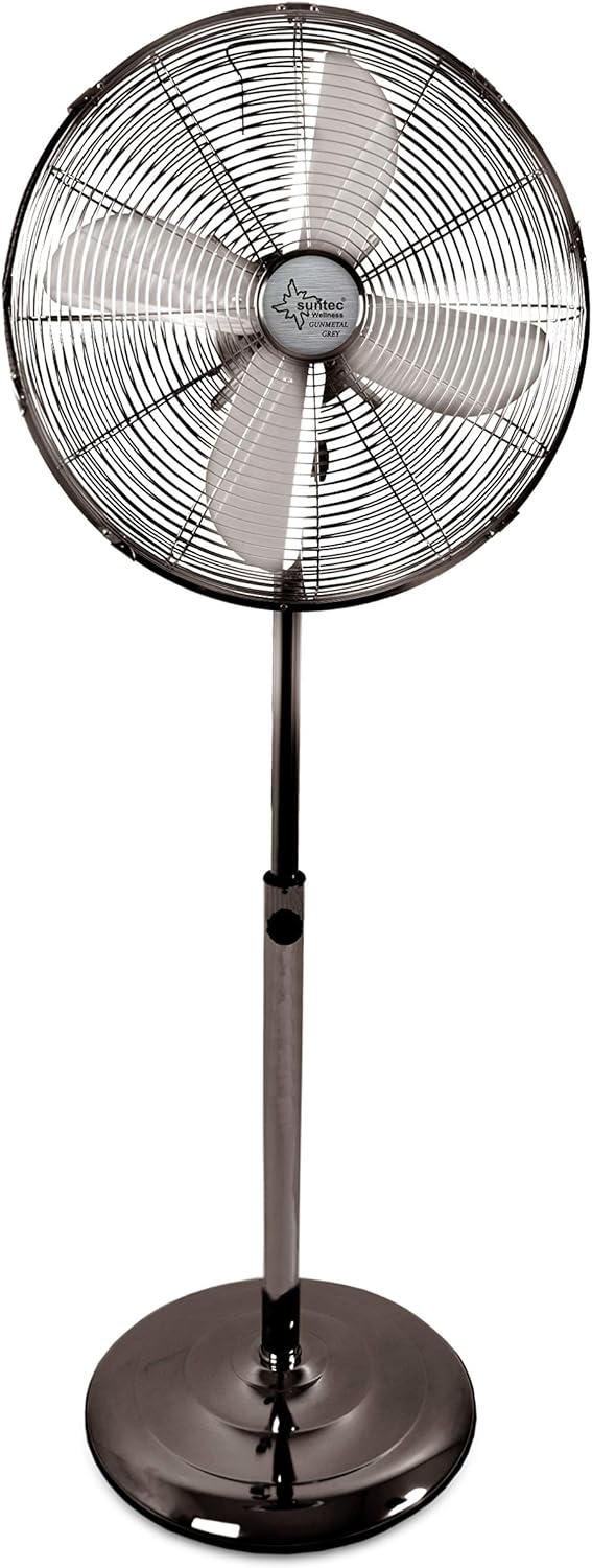 SUNTEC Ventilator Leise | Standventilator CoolBreeze 4000 | 40 cm Durchmesser, 50 Watt | Stand Fan W