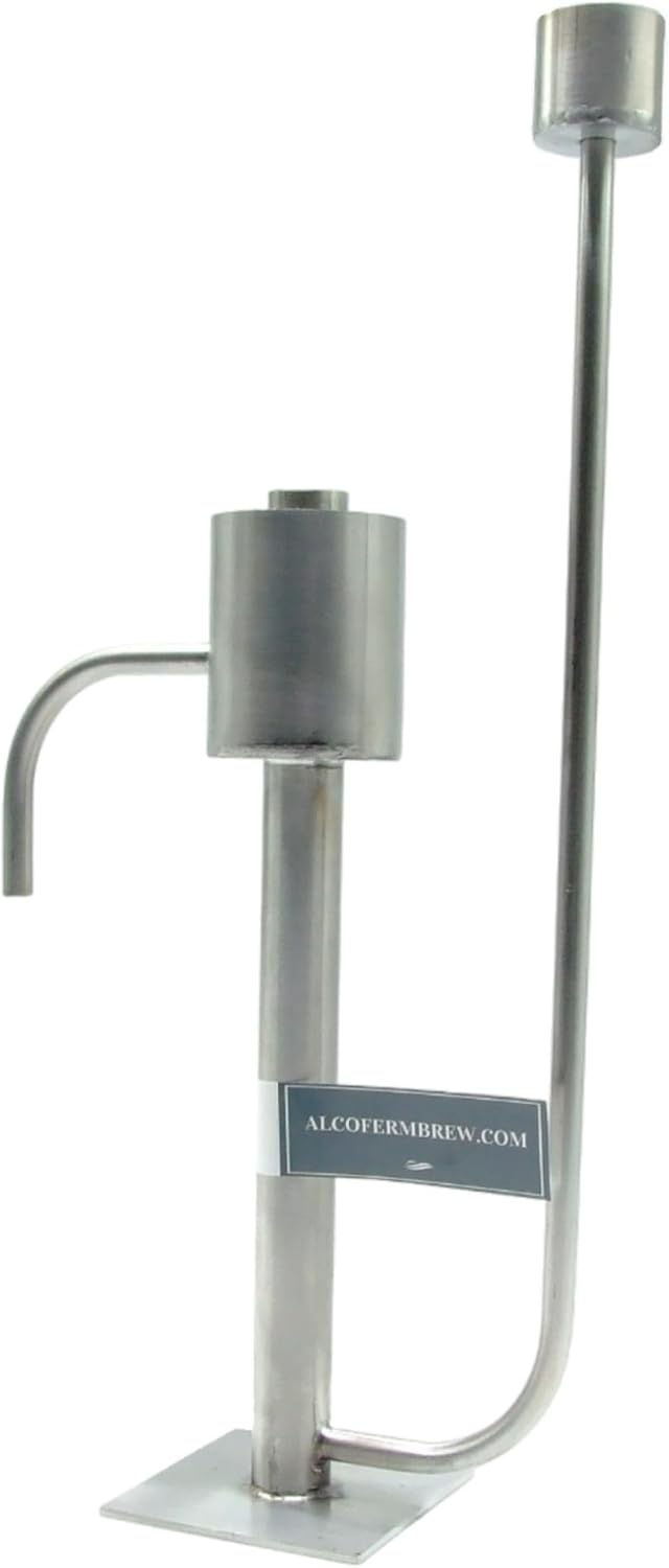 AlcoFermBrew Edelstahl Hydrometer Papagei 37cm - Inline Flüssigkeitsdichtemessung Dynamisches Hydrom