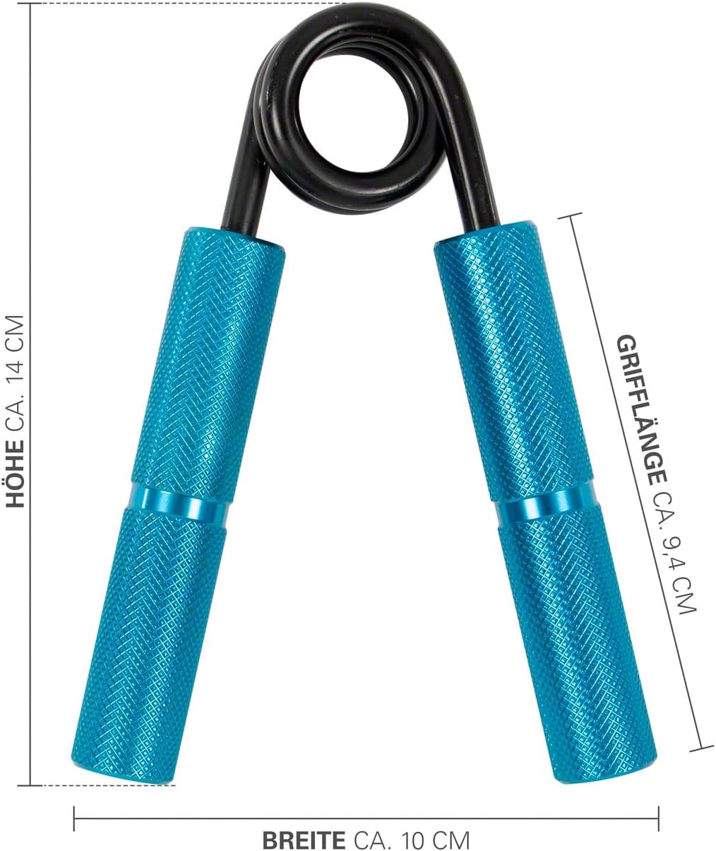 Sport-Tec Handtrainer Fingerhantel Handkrafttrainer Unterarm Trainer Hand D - 200 lbs / 91 kg, Blau,