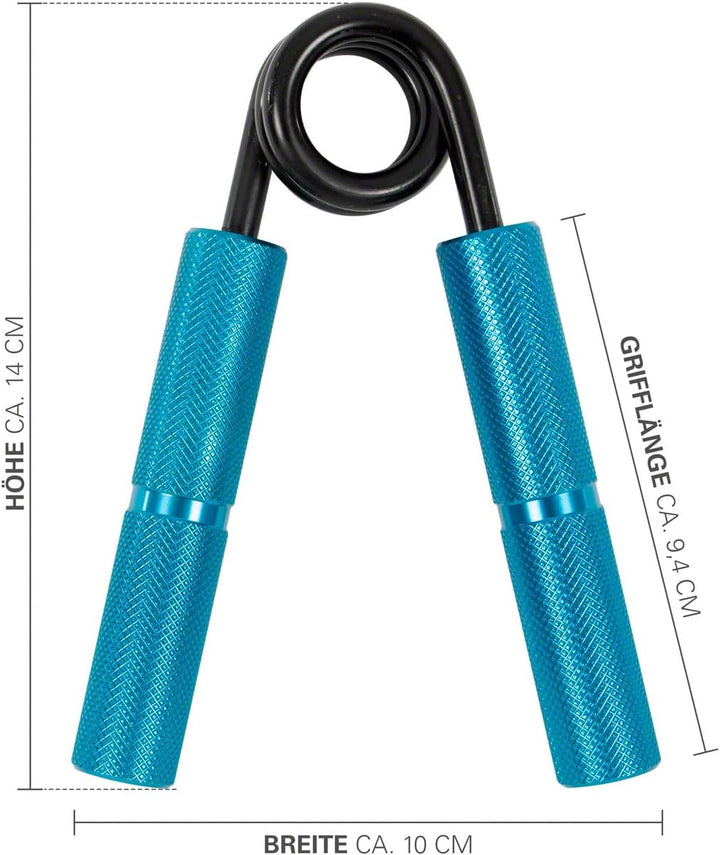 Sport-Tec Handtrainer Fingerhantel Handkrafttrainer Unterarm Trainer Hand D - 200 lbs / 91 kg, Blau,