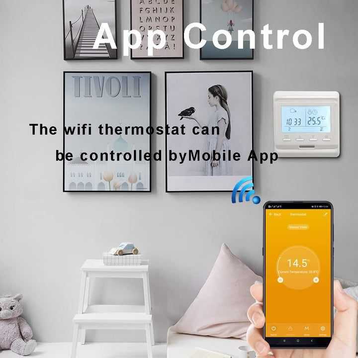 MINCO Home Programmable Tuya Smart WiFi Thermostat Electric Heating Warm Floor Temperature Controlle