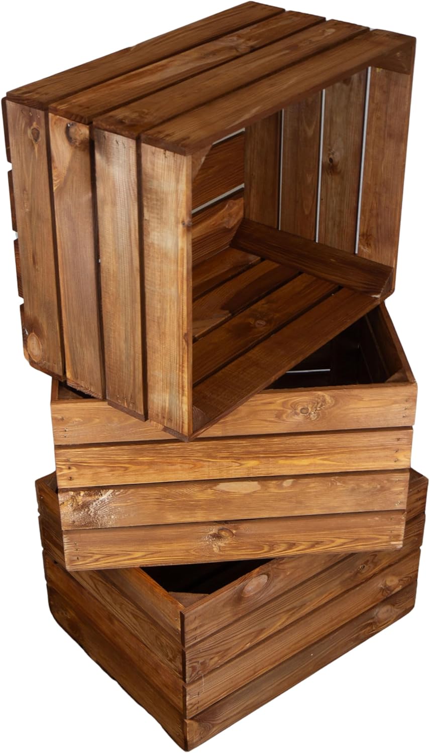 Kistenkolli Altes Land Holzkiste Ocker Schuhablage Schuhständer DIY Upcycling Regalbau Schuhaufbewah