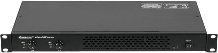 Omnitronic XDA-1002 Class-D-Verstärker | Stereo-PA-Verstärker mit Schaltnetzteil, 2 x 510 W / 4 Ohm,
