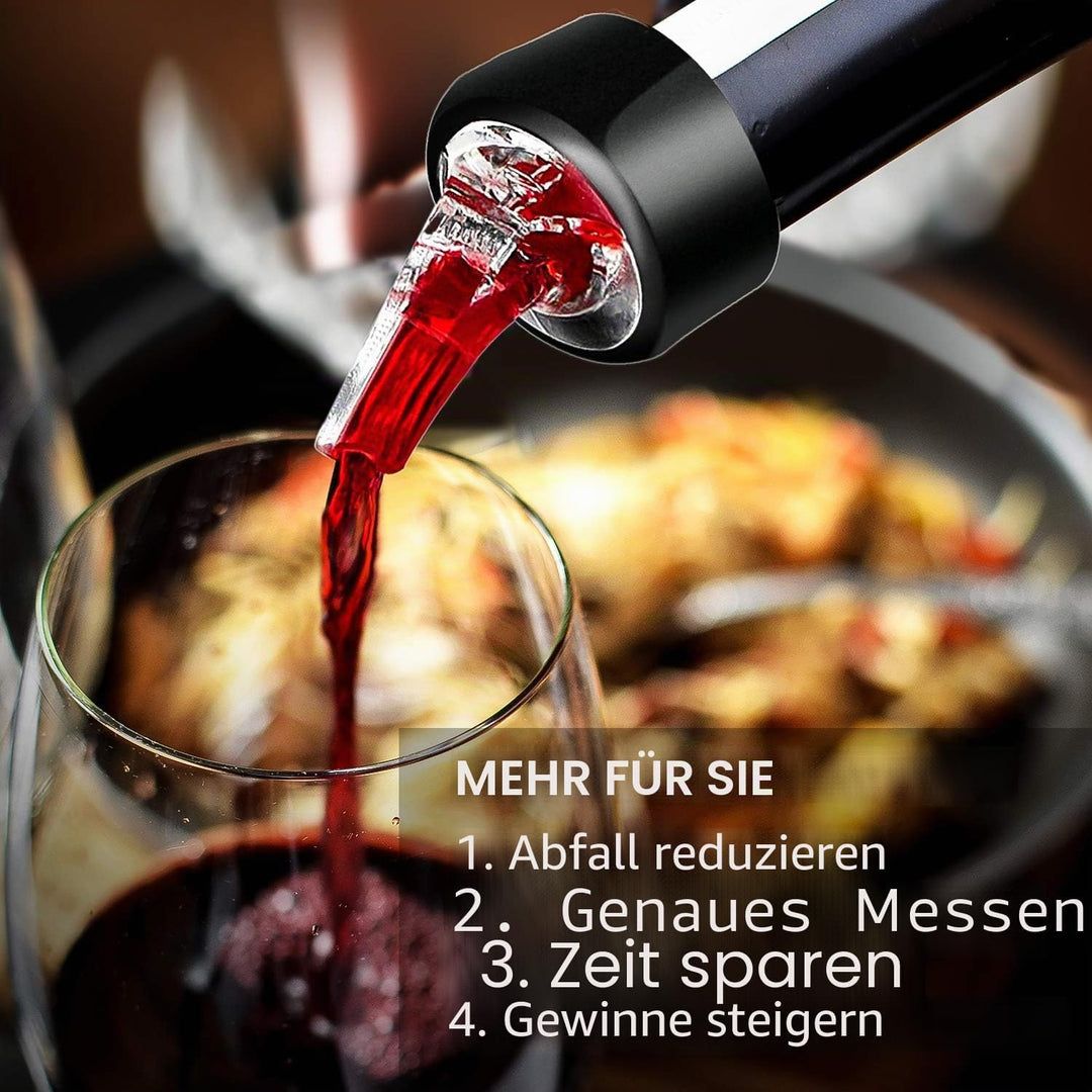 Flaschenausgiesser 12 Stück Dosierer 3cl Auto-Pour Ausgiesser Schnapsspender Flaschendosierer Ausgus