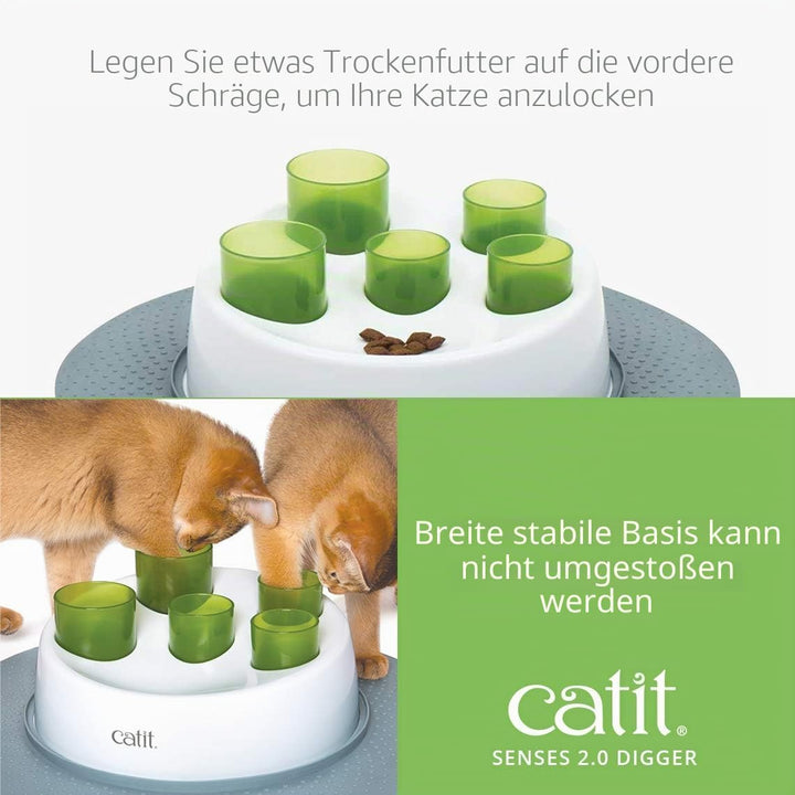 Catit Senses 2.0 Bagger, 1 Stück 1 weiss, grün, 1 weiss, grün