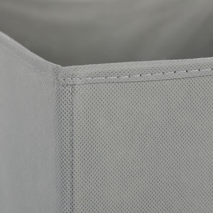 Relaxdays Aufbewahrungsbox 4er Set, Faltbare Regalboxen, HxBxT: 30 x 30 x 30 cm, Grifflöcher, Faltbo