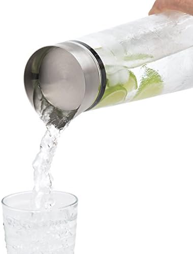 blomus -ACQUA- Wasserkaraffe aus Glas, 1,5 Liter Fassungsvermögen, Glaskaraffe mit hochwertigem Edel