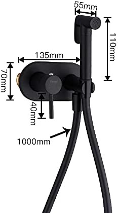 Frap Bidet Handbrause,Toilette Sprayer,Hygienedusche, Heiss und kalt einstellbar,Bad Bidet Set/Wc du
