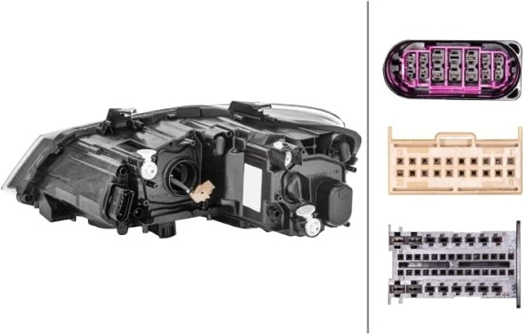 HELLA 1EA 012 034-421 LED-Hauptscheinwerfer - rechts - für u.a. VW Polo (6R1, 6C1) Rechts (Beifahrer
