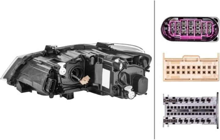HELLA 1EA 012 034-421 LED-Hauptscheinwerfer - rechts - für u.a. VW Polo (6R1, 6C1) Rechts (Beifahrer