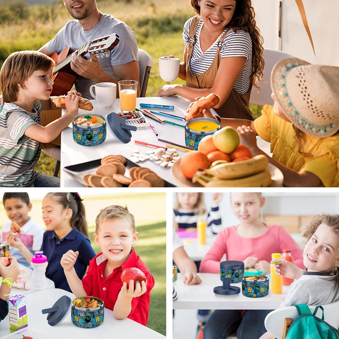 Itslife Thermobehälter für Essen 350ml Edelstahl Warmhaltebebehälter, Kinder auslaufsicherer Lunchbe