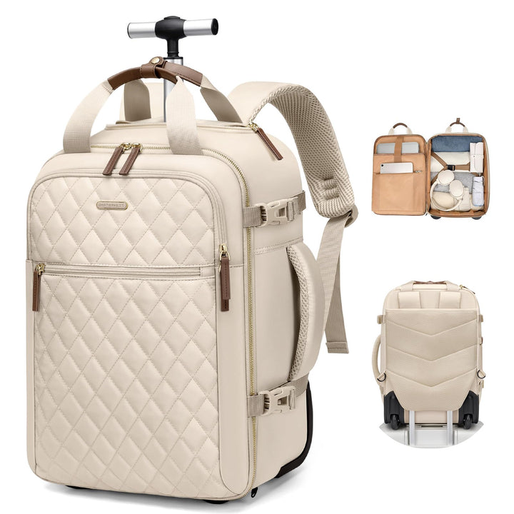 Reiserucksack Damen Rucksack Handgepäck Flugzeug 17 Zoll Laptop Rucksack Herren Wasserdicht Reisetas