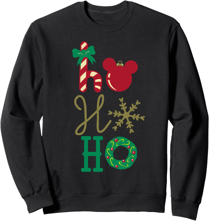 Disney Mickey Icon Ho Ho Ho Holiday Sweatshirt