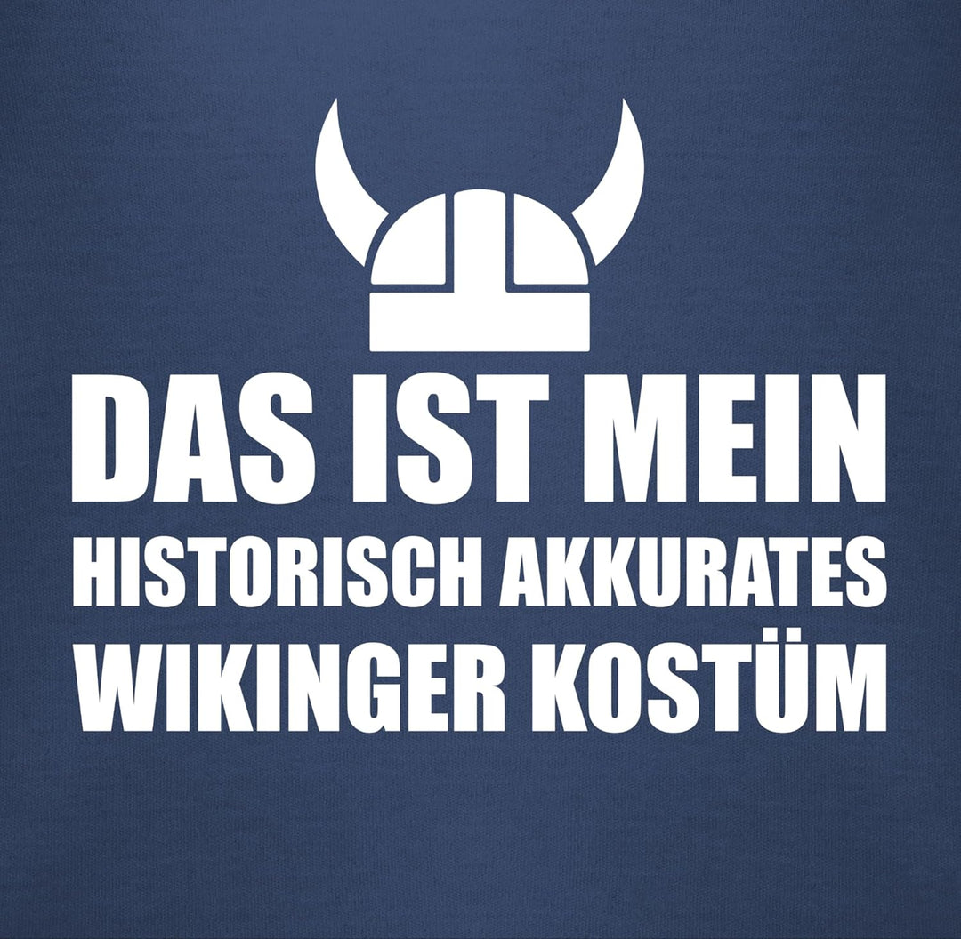 Shirtracer - Baby Body langarm Mädchen Junge - Karneval & Fasching - Das ist mein Wikinger Kostüm Vi