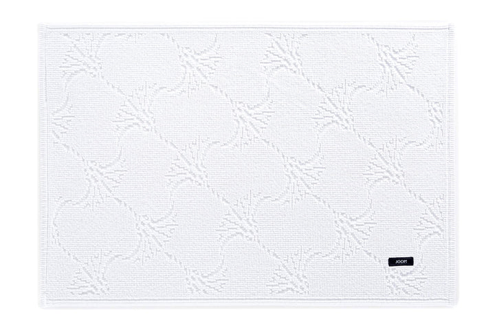 Joop! Badteppich New Cornflower 60 x 90 cm weiss