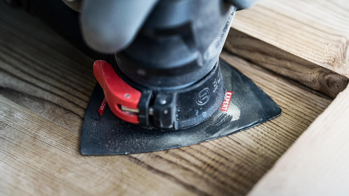 Bosch Accessories 1x Schleifplatte Expert MAVZ 116 RT10 (für Hartholz, Weichholz, Ø 116 mm, Körnung