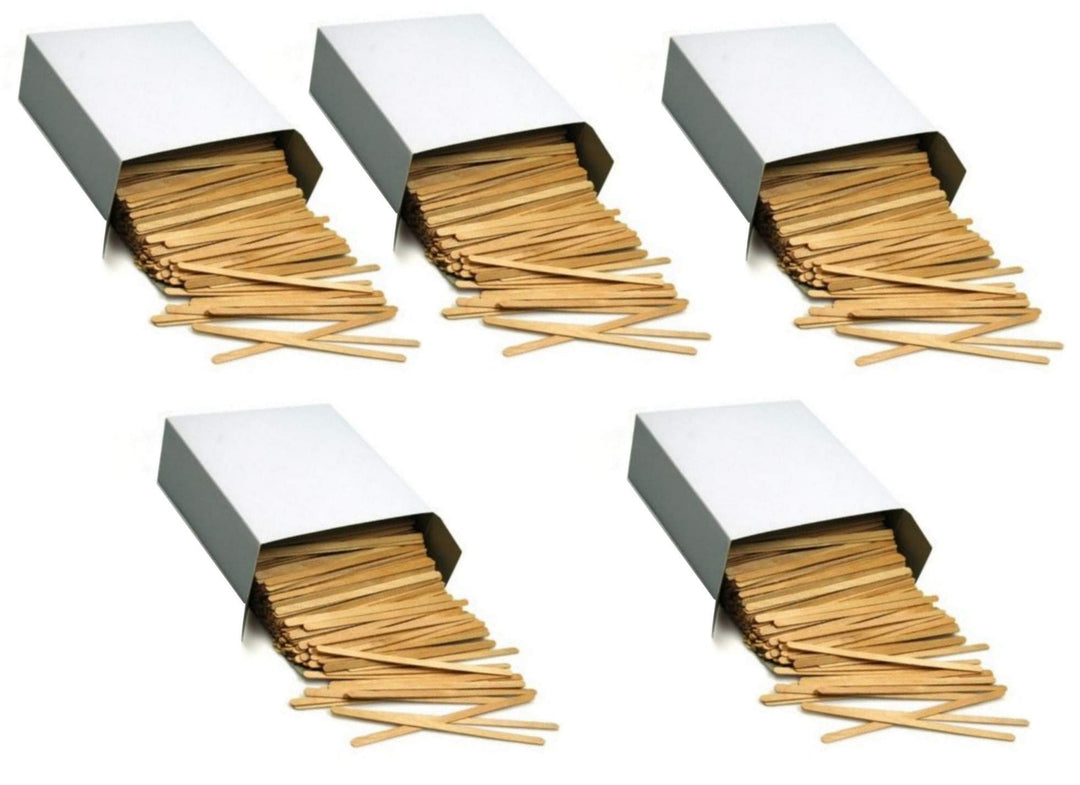 5000x BIOLOGISCH ABBAUBAR Rührstäbchen Holz 140mm Holzrührstäbchen Kaffeerührer Teerührer Rührer Sti