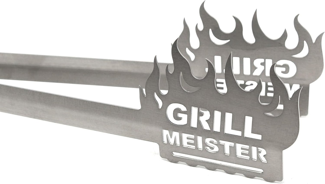Grillzange Motiv Grill Meister, spülmaschinengeeignet, Geschenkidee, Männergeschenk, Geschenk für Pa