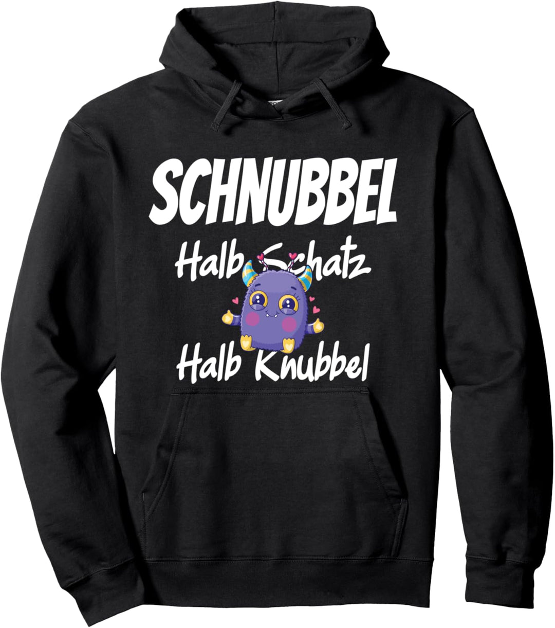 Schnubbel halb Schatz halb Knubbel lustiger Spruch Ehe Pullover Hoodie