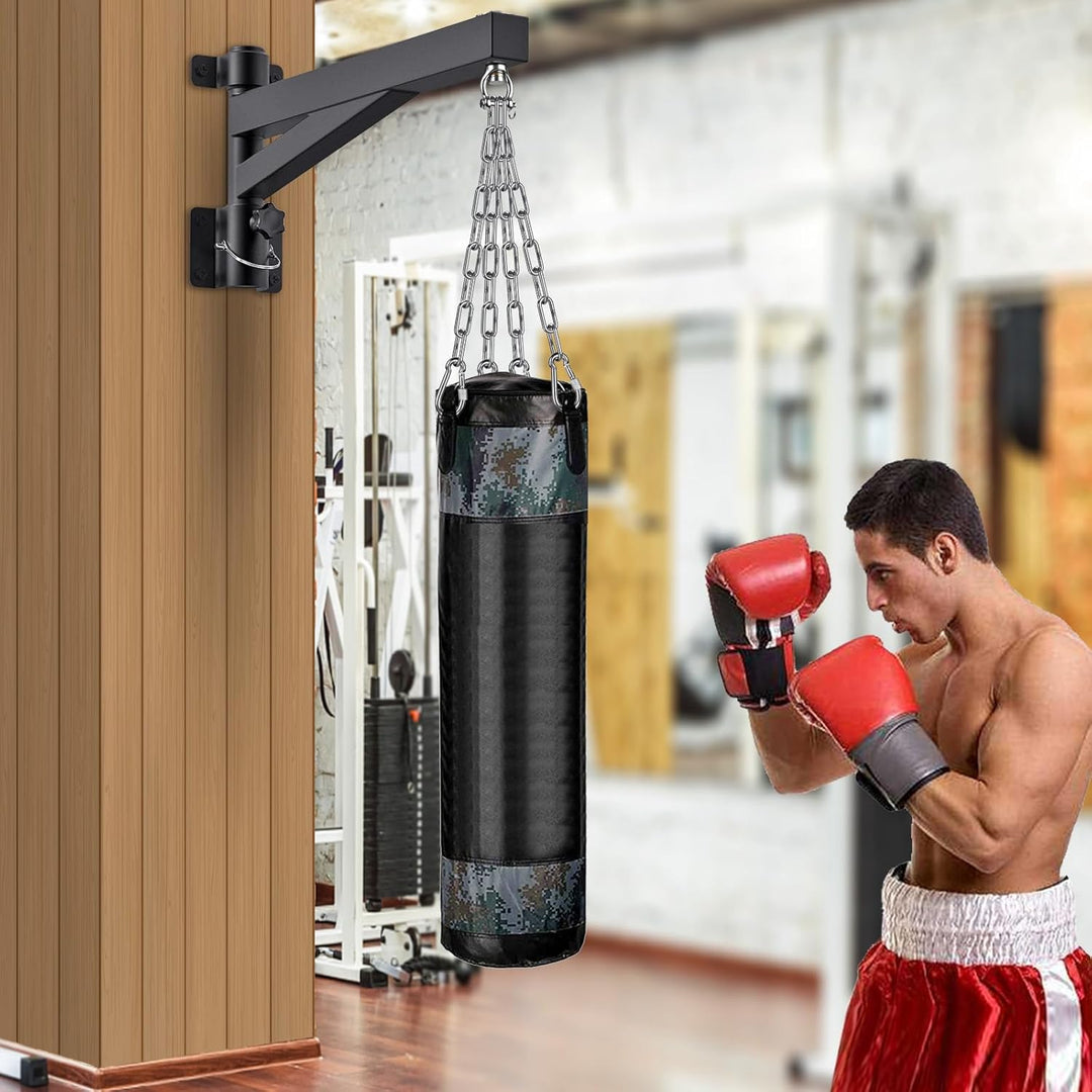 BeneLabel Boxsack Halterung, Sandsack Wandhalterung 360 Schwenkbar Befestigung Wand Boxsackhalter In