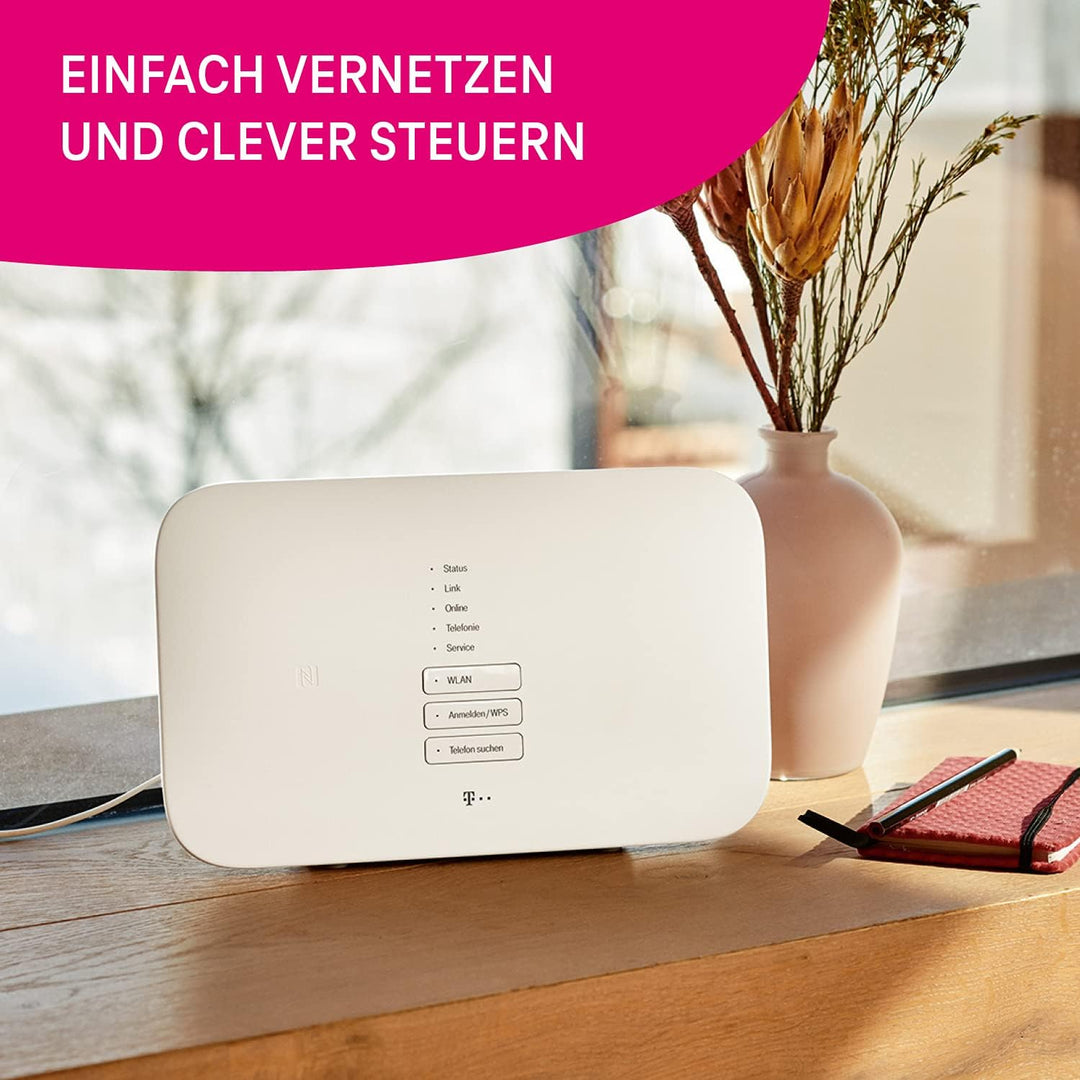 Telekom Router Speedport Smart 3 für schnelles Wifi mit bis zu 2500 Mbit/s | WLAN-Mesh-Technologie &